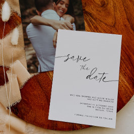 minimalistisch ARCHER Save the Date Invitation Kaart
