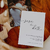 minimalistisch ARCHER Save the Date Invitation Kaart