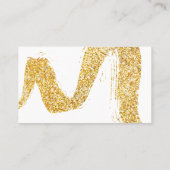 Minimalistisch artistiek Visitekaartje (Achterkant)