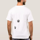 Minimalistisch Azawakh-Hondenliefhebber T-shirt (Achterkant)