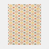 Minimalistisch Azteeks geometrisch tijdloos patroo Fleece Deken (Voorkant)