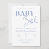 Minimalistisch Baby Bash Koppels Baby shower Kaart (Voorkant)