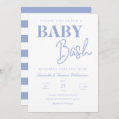 Minimalistisch Baby Bash Koppels Baby shower Kaart (Voorkant / Achterkant)