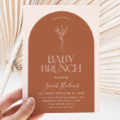 Minimalistisch Baby Brunch Baby shower Kaart
