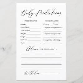 Minimalistisch Baby en advies bij kalligrafie