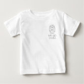 Minimalistisch Baby Gift Leo Zodiac Genderneutraal (Voorkant)