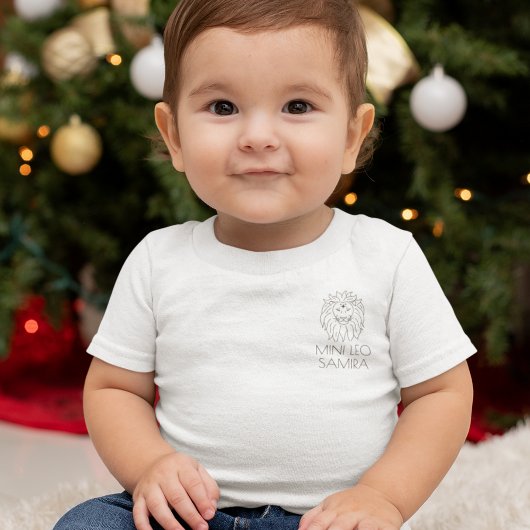 Minimalistisch Baby Gift Leo Zodiac Genderneutraal