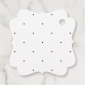 Minimalistisch Baby shower Baby Boy Candle Bedankjes Labels (Achterkant)