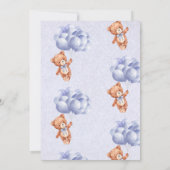 minimalistisch Baby shower | Bearly Wait Kaart (Achterkant)