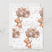 minimalistisch Baby shower | Bearly Wait Kaart (Achterkant)