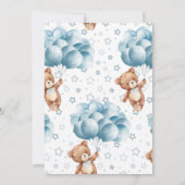 minimalistisch Baby shower | Bearly Wait Kaart (Achterkant)