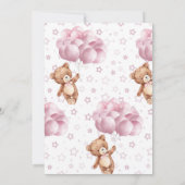 minimalistisch Baby shower | Bearly Wait Kaart (Achterkant)