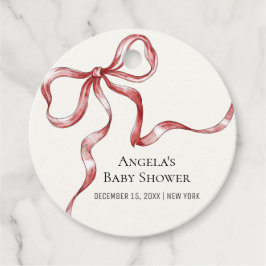  minimalistisch Baby shower Bedankjes Labels