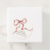  minimalistisch Baby shower Bedankjes Labels (In situ)