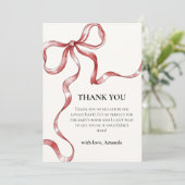  minimalistisch Baby shower Bedankkaart (Staand voorkant)