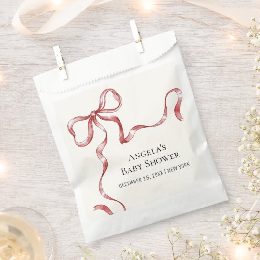 minimalistisch Baby shower Bedankzakje (Geknipt)