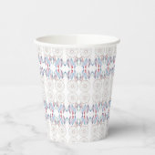 Minimalistisch Baby shower Boho Drocatcher Pattern Papieren Bekers (Links)