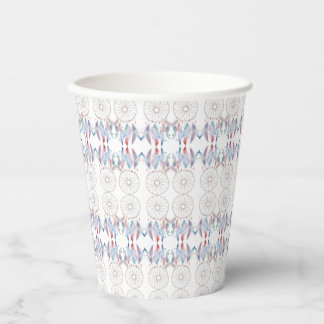 Minimalistisch Baby shower Boho Drocatcher Pattern Papieren Bekers