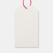  minimalistisch Baby shower Cadeaulabel (Achterkant)