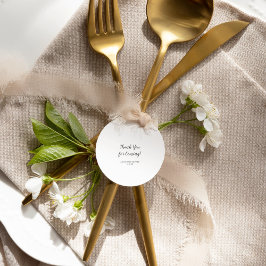 Minimalistisch Baby shower Favor Classic Ronde Sti Sticker