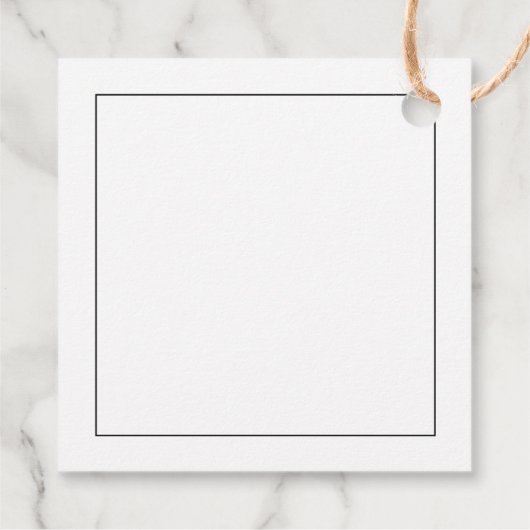 Minimalistisch Baby shower Hartelijk dank Bedankjes Labels (Achterkant)