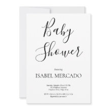 Minimalistisch Baby shower