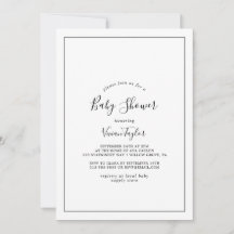 Minimalistisch Baby shower