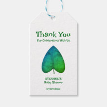 Minimalistisch Baby shower met groen lef