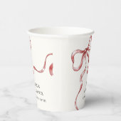 minimalistisch Baby shower Papieren Bekers (Rechts)