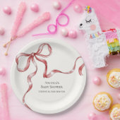  minimalistisch Baby shower Papieren Bordje (Feest)