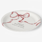  minimalistisch Baby shower Papieren Bordje (Gekanteld)