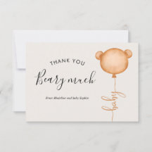 Minimalistisch Baby shower van Beary Cute Balloon