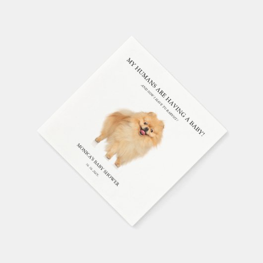 Minimalistisch Baby shower van Pommeren van Pommer Servet (Hoek)