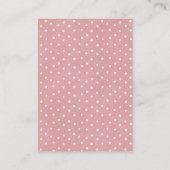 Minimalistisch Baby shower van Teddy Bear Diaper R Informatiekaartje (Achterkant)