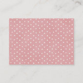 Minimalistisch Baby shower van Teddy Bear Wishing  Informatiekaartje (Achterkant)