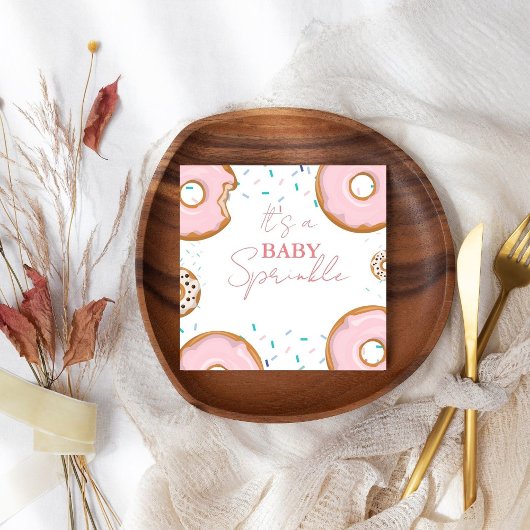 Minimalistisch Baby Sprinkles Baby shower Servet