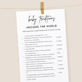 Minimalistisch Baby Traditionele Baby shower Game