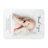 Minimalistisch babyjongen Girl-foto Keepasjescadea Magneet (Horizontaal)