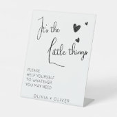 Minimalistisch badkamermandje reclamebord met voetstuk (Voorkant)