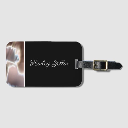 Minimalistisch Bagagelabel (Voorkant (horizontaal))