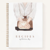 Minimalistisch | Bakkerij | Zitplaats | Ontvangst Notitieboek (Voorkant)