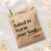 Minimalistisch Bakkerij Zuurdesembrood Papier Bedankzakje (Geknipt)