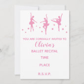 Minimalistisch, balletoverweging. kaart (Voorkant)