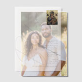 Minimalistisch baptisme Christening Grieks-orthodo Vellum Uitnodigingen (Offset (Koppel))