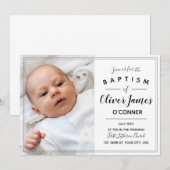 Minimalistisch baptisme kaart (Voorkant / Achterkant)