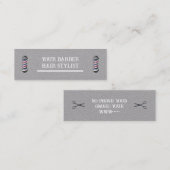 Minimalistisch Barbershop Visitekaartje (Voorkant / Achterkant)
