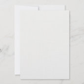 Minimalistisch barok Lijst Elegante bruiloft Kaart (Achterkant)