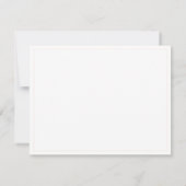 Minimalistisch Basic Personaliseer Blush Pink Stat Notitiekaartje (Achterkant)