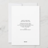 Minimalistisch Basis Wat een jaar Gelukkig Nieuwja Feestdagenkaart (Achterkant)