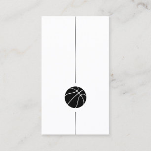 Minimalistisch Basketball-Visitekaartje Visitekaartje